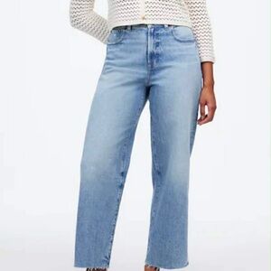 Madewell The Curvy Perfect Vintage Wide-Leg Crop Jean size 29